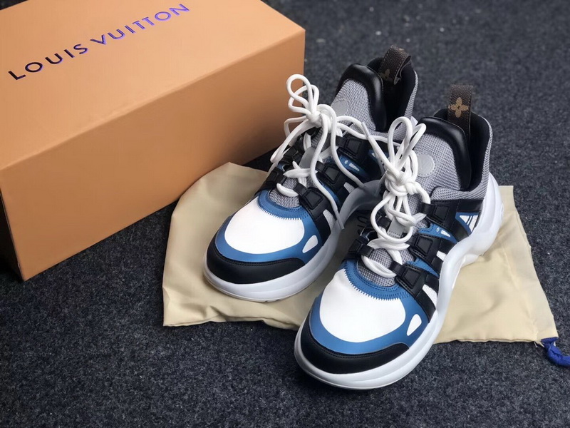 Authentic LV Run Away Sneaker Blue